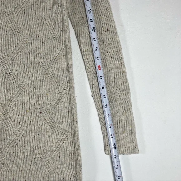 J. Jill Womens Sweater Pullover Beige Long Sleeve Relaxed Round Neck Knit XS - Picture 7 of 15